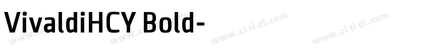 VivaldiHCY Bold字体转换